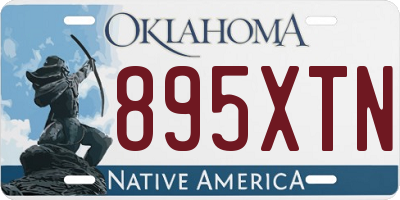 OK license plate 895XTN