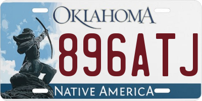 OK license plate 896ATJ