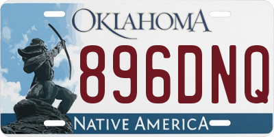 OK license plate 896DNQ