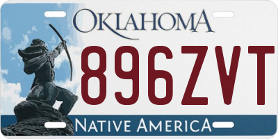 OK license plate 896ZVT