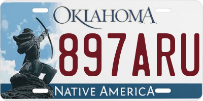 OK license plate 897ARU