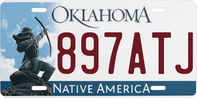 OK license plate 897ATJ