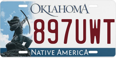 OK license plate 897UWT