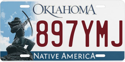 OK license plate 897YMJ