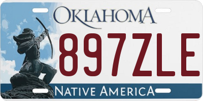 OK license plate 897ZLE