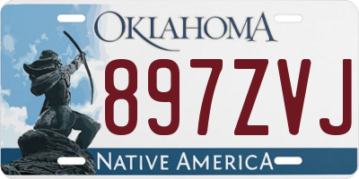 OK license plate 897ZVJ