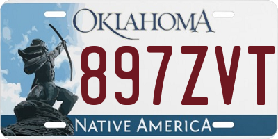 OK license plate 897ZVT