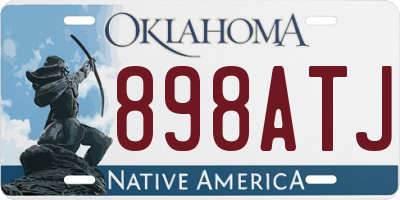 OK license plate 898ATJ