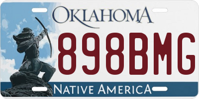 OK license plate 898BMG