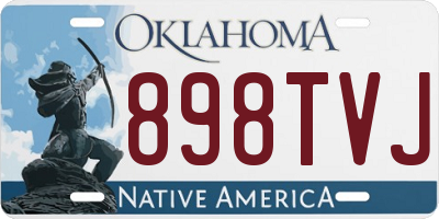 OK license plate 898TVJ