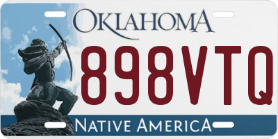 OK license plate 898VTQ