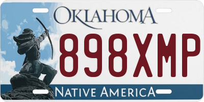 OK license plate 898XMP
