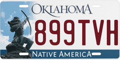 OK license plate 899TVH