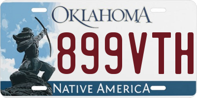 OK license plate 899VTH