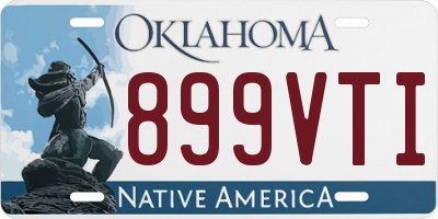 OK license plate 899VTI