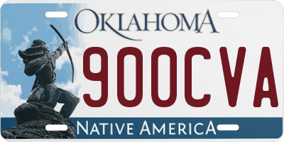 OK license plate 900CVA