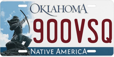 OK license plate 900VSQ