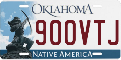 OK license plate 900VTJ