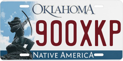 OK license plate 900XKP