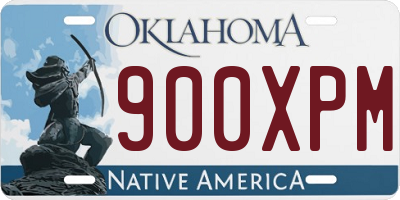 OK license plate 900XPM