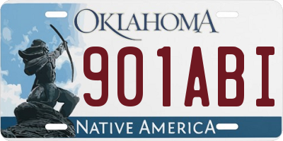 OK license plate 901ABI