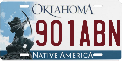 OK license plate 901ABN