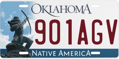 OK license plate 901AGV