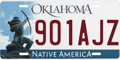 OK license plate 901AJZ