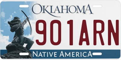 OK license plate 901ARN