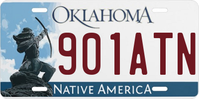 OK license plate 901ATN
