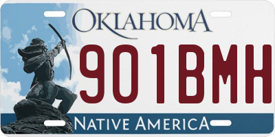 OK license plate 901BMH