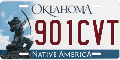OK license plate 901CVT