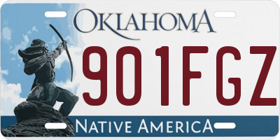 OK license plate 901FGZ
