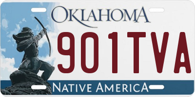 OK license plate 901TVA