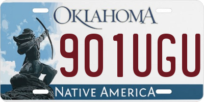 OK license plate 901UGU