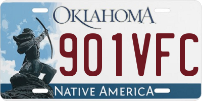 OK license plate 901VFC