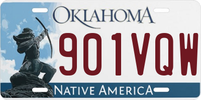 OK license plate 901VQW