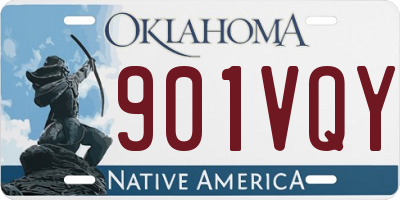 OK license plate 901VQY