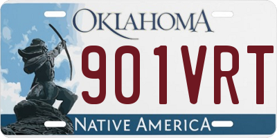 OK license plate 901VRT