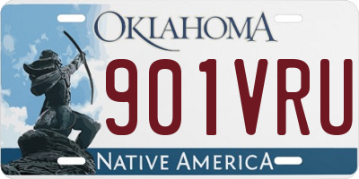 OK license plate 901VRU