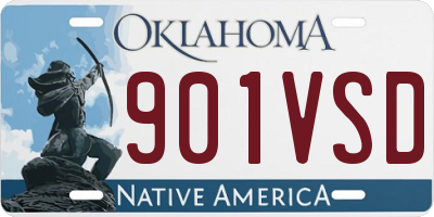 OK license plate 901VSD