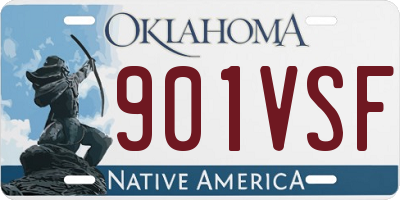 OK license plate 901VSF