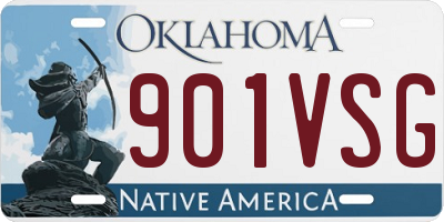 OK license plate 901VSG