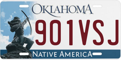 OK license plate 901VSJ