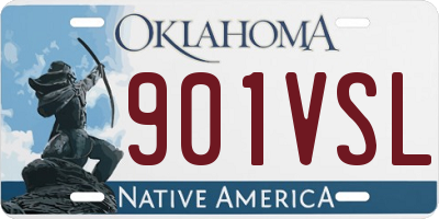 OK license plate 901VSL