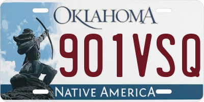OK license plate 901VSQ