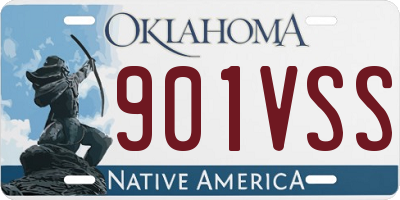 OK license plate 901VSS