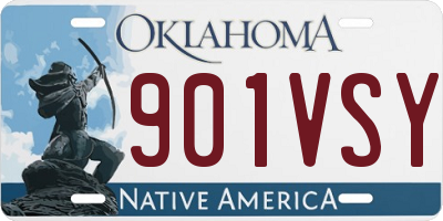 OK license plate 901VSY