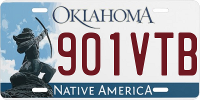 OK license plate 901VTB