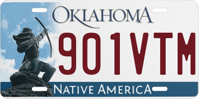 OK license plate 901VTM